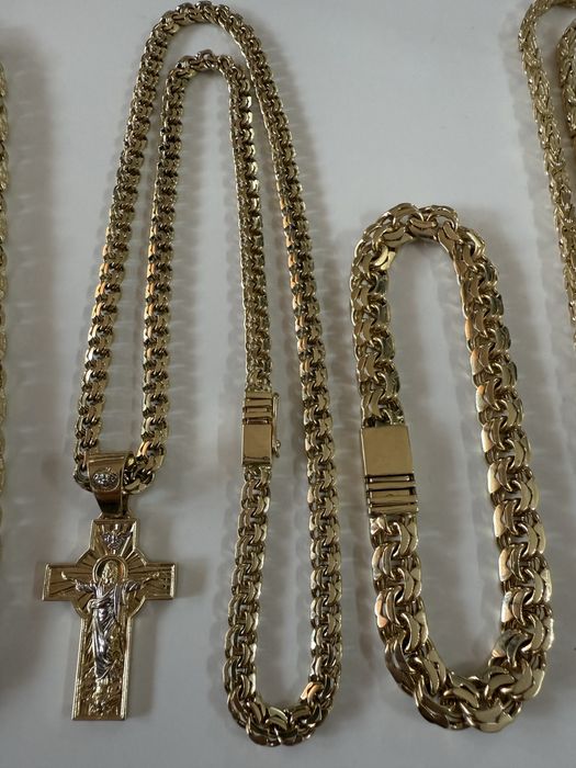 Złoty Łańcuszek Cartier Pr. 585 14K