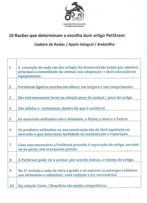 Cadeira de rodas PetStreet APOIO INTEGRAL / Cão & Gato..