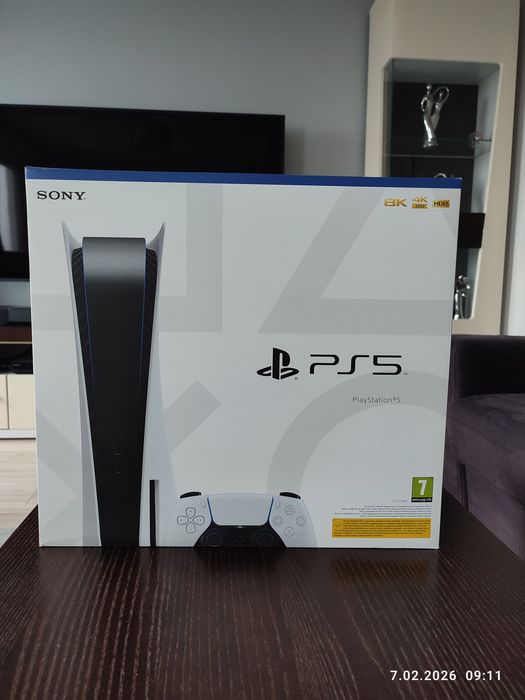 Konsola PS5 z napędem i dodatkowym dyskiem ssd 1 TB