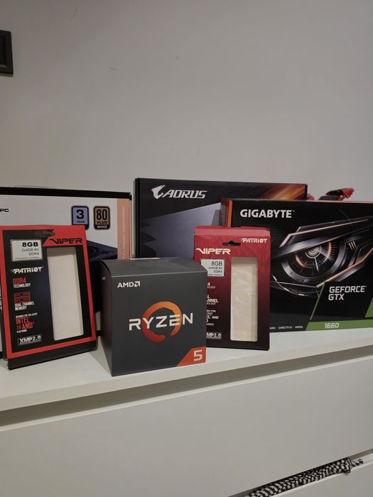 Komputer gamingowy Ryzen 5 2600 / Gtx 1660 6 GB / 16 GB RAM / SSD