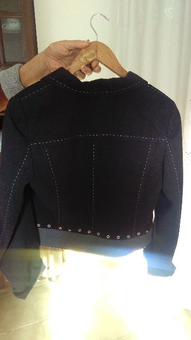 Casaco e saia senhora