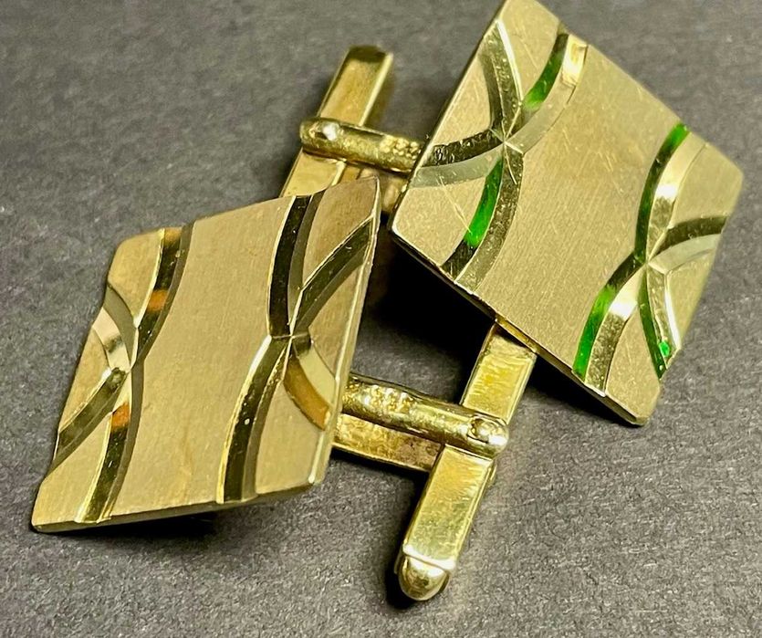 Złote spinki do mankietów 8kt (333) 9,53 gram