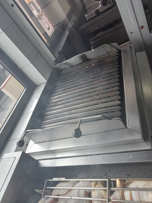 grelhador industrial a gás e pedra