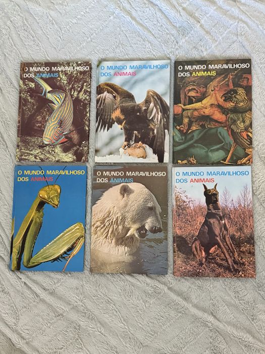 Colecção de 6 livros de “O Mundo Maravilhoso dos Animais”