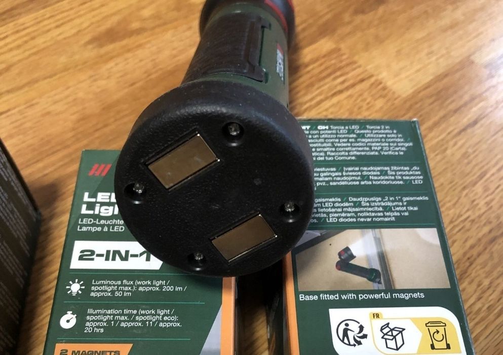 Ліхтарик  Parkside (Німеччина) на батарейках ААА