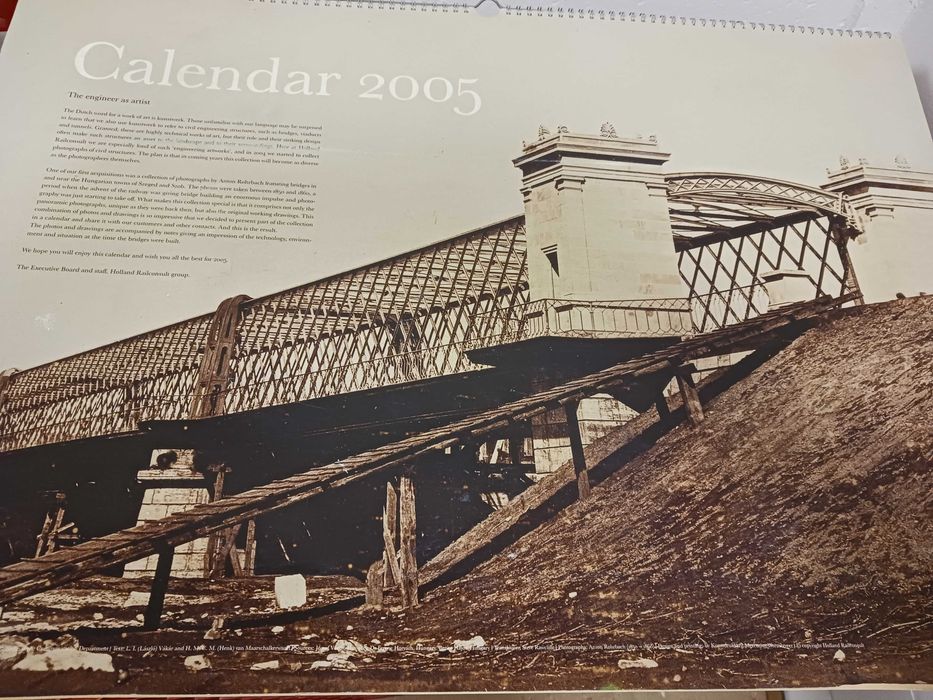 Calendário de parede 2005 - pontes ferroviárias