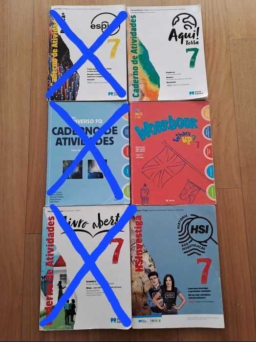 Cadernos de atividades 7° ano