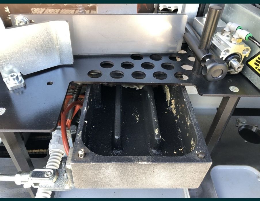 Orladora. Marca felder com tupias de entrada