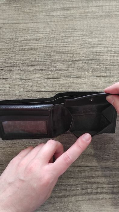 Carteira de homem em couro