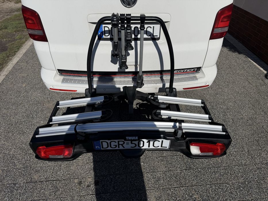 Thule BOX + bagażnik rowerowy na 3 lub 4 rowery na hak! Bdb stan!