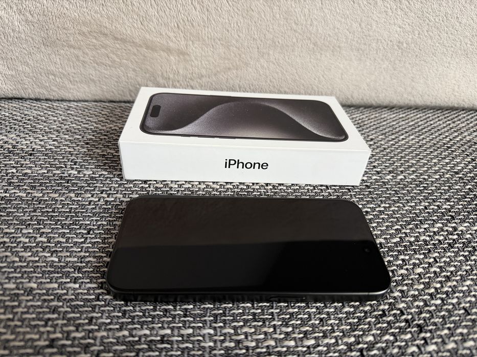 iPhone 15 PRO 128GB Black Titanium   Czarny Tytan Super Stan! 90%!!