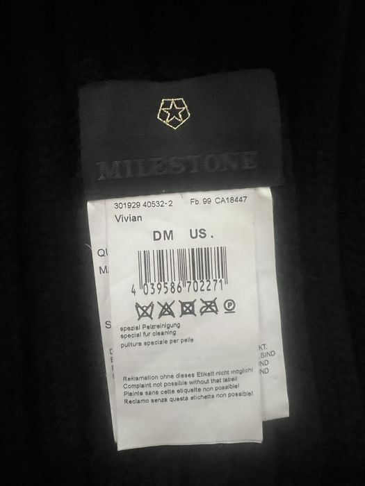 Kamizelka futrzana z królika czarna mięsista długa futro naturalne