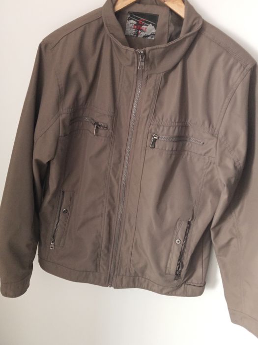 Kurtka wiosenna brązowa