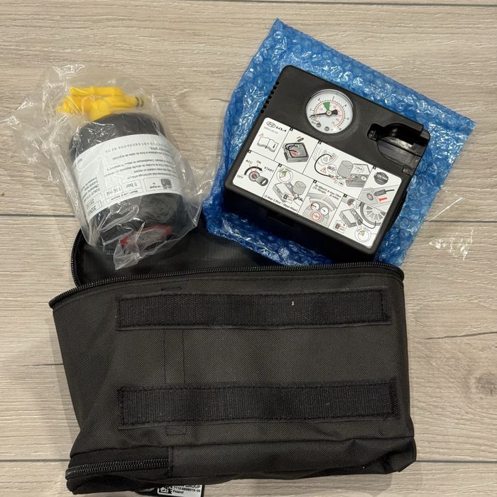 Автомобільний компресор з герметиком + сумка | Ремкомплект для шин