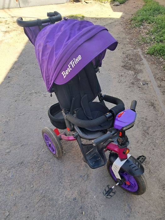 Дитячий велосипед з ручкою