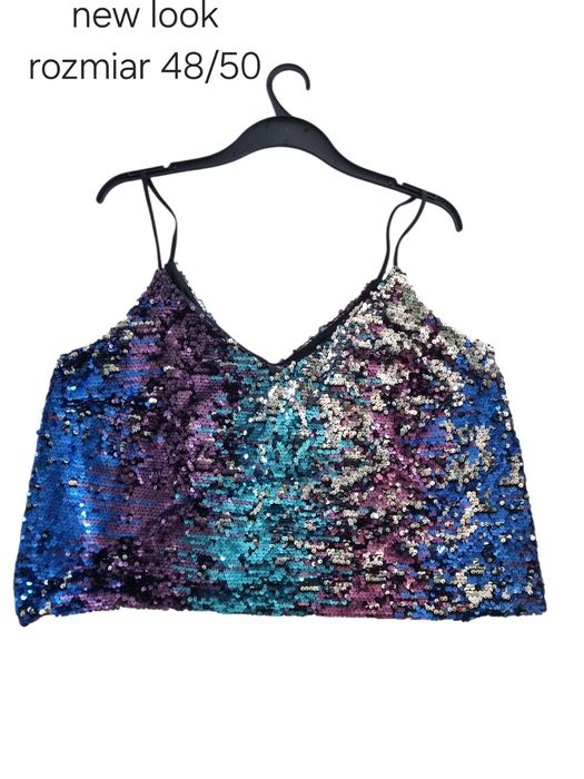 Cekinowa bluzka new look Rozmiar 48/50