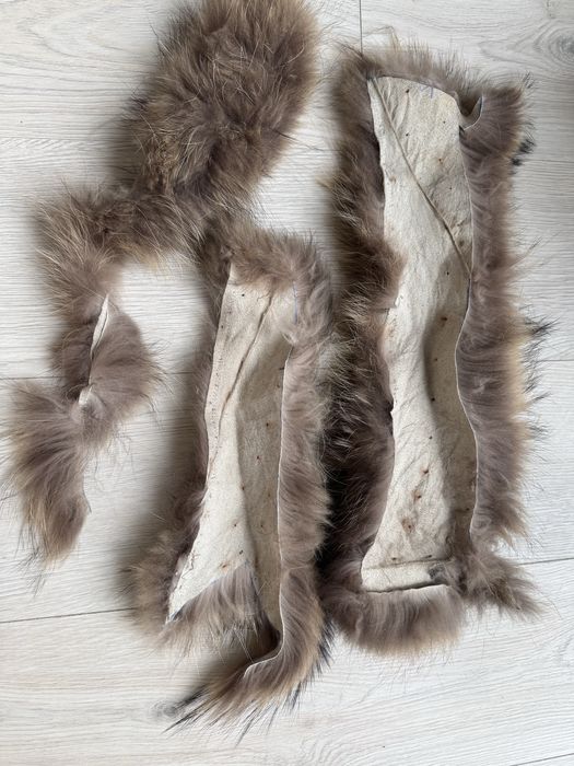 Натуральный мех енота