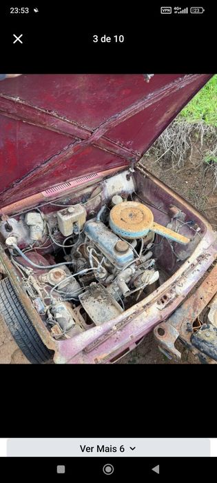 Vendo 2 Datsuns 1000, com documentos 
Mecânica completa 
Preço