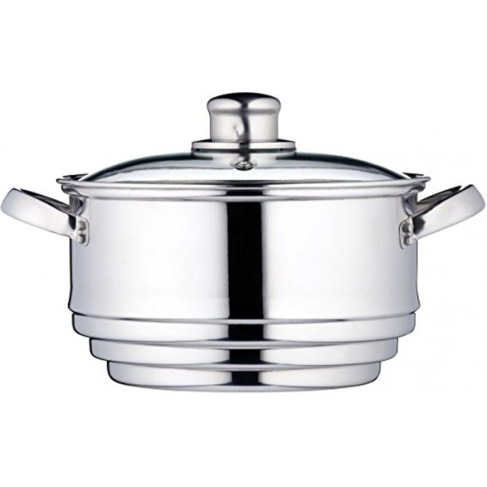 Parowar KitchenCraft ze stali nierdzewnej do zdrowego gotowania