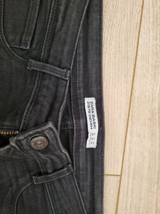 Calças de Ganga preta Zara