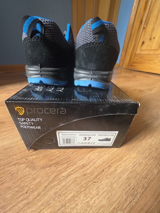 Buty robocze ochronne Procera Preston S1 ESD r. 37 | NOWE półbuty BHP