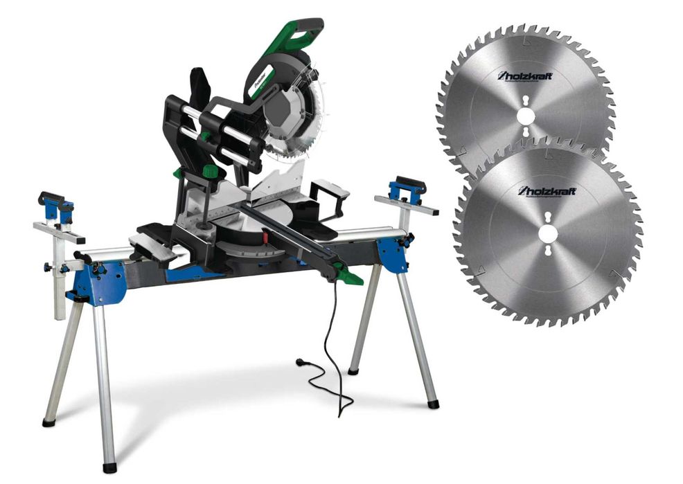 KGZ 305 E I  Piła do cięcia i ukosowania HOLZSTAR ze  stołem UWT 3200
