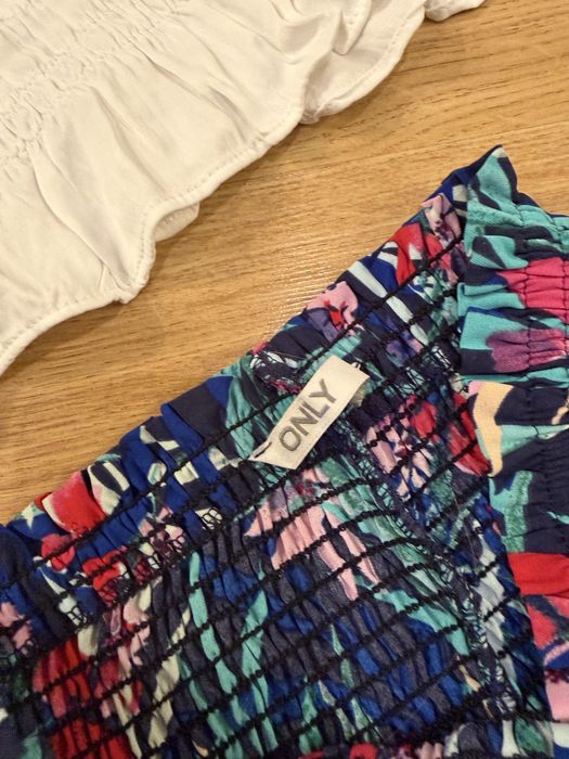 Zara Only letni komplecik top i spódnico spodenki 34/36