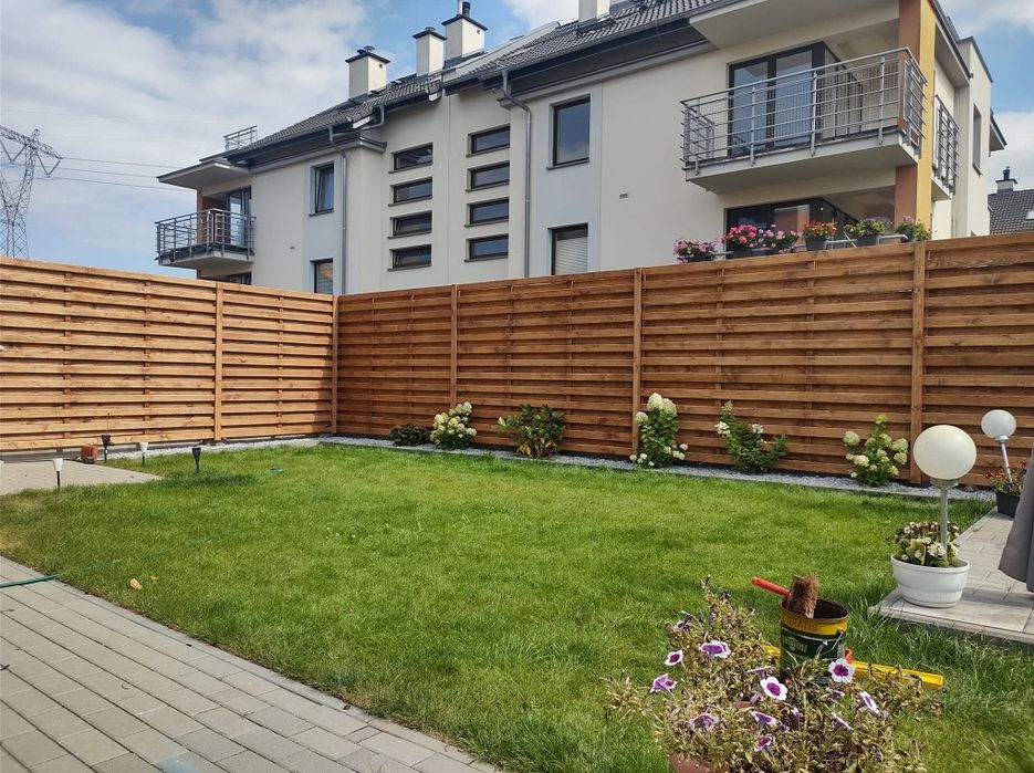 Płot lamelowy Dowolny Wymiar!!, Panel lamelowy, Pergola,  6cm grubości