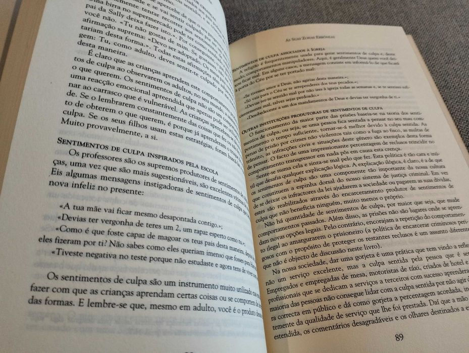 Livro "As suas zonas erróneas" de Wayne W. Dyer