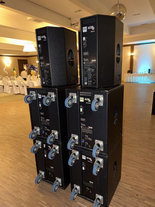 HK Audio Actor DX Komplet 2 satelity 4 subbasy Bardzo ładny stan