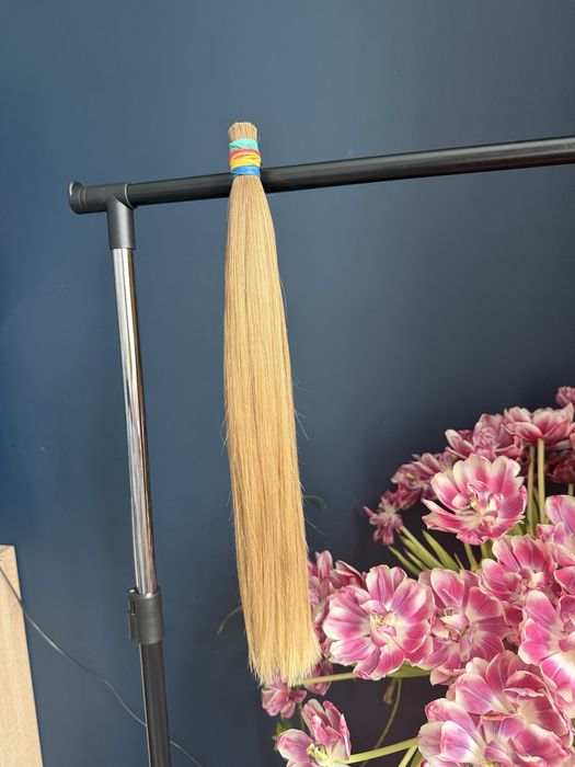 Волосся натуральне  99 гр. 45см. Ідеальні