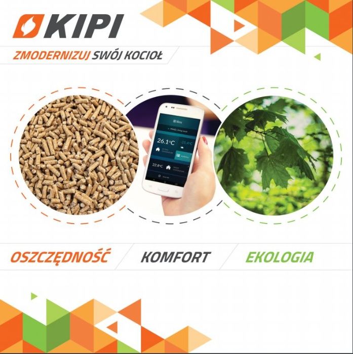 Palnik podajnik 2m na pellet pelets kipi rotary obrotowy 26 kW PLUM