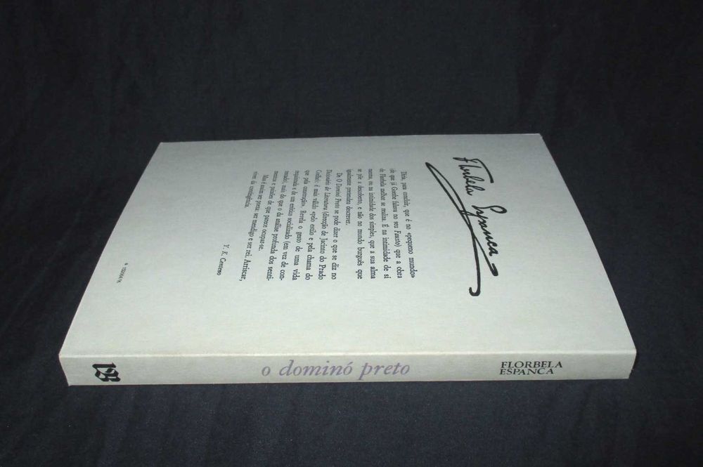 Livro O Dominó Preto Contos Florbela Espanca 1982