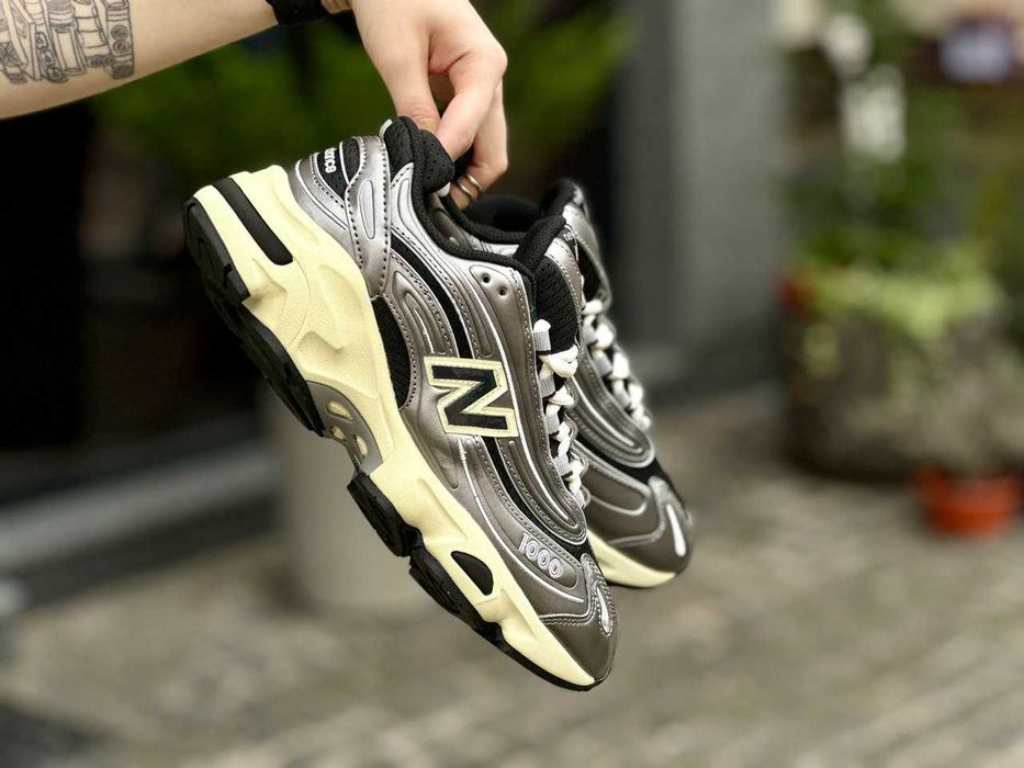 Ретро! New Balance 1000 Silver Metallic кросівки топ класика якість