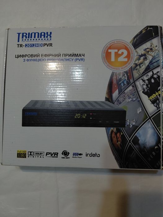 Т2 - Цифровий ефірний приймач з функцією відеозапису (PVR)