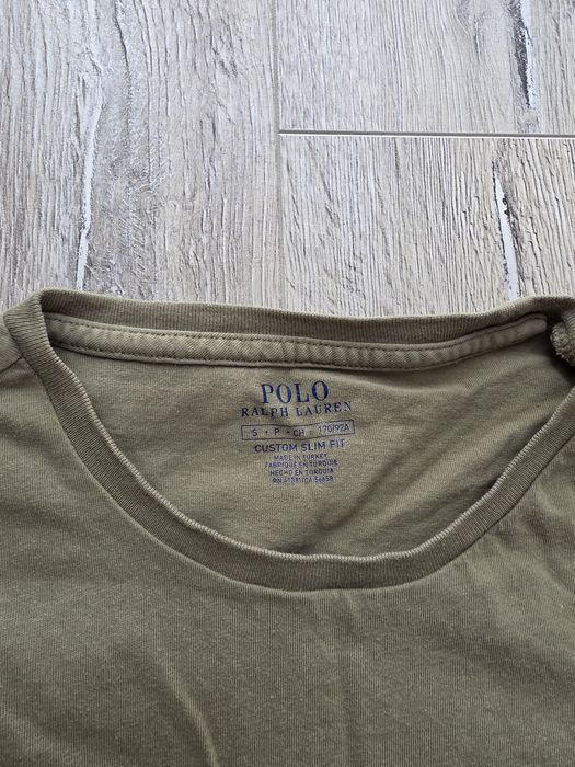 Męski T-shirt Polo Ralph Lauren, rozmiar S, oliwkowy / khaki