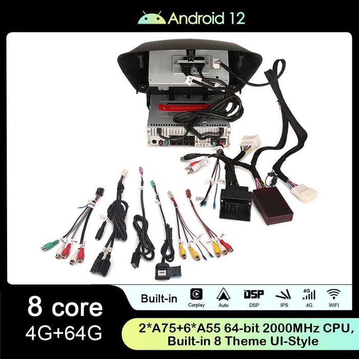 Auto-rádio 2 din android 14 Megane 3 (2007 a 2015)