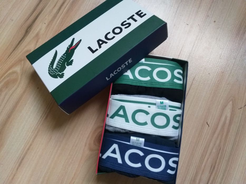 Bokserki męskie Lacoste 3 pack