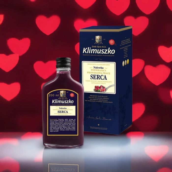klimuszko nalewka ziołowa wspierająca prawidłową pracę serca 200ml