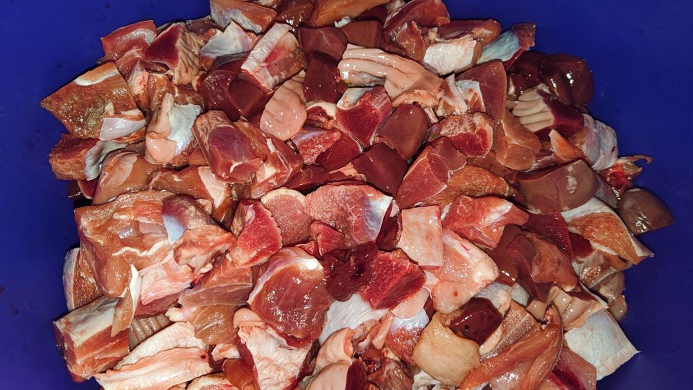 Мікси з натуральних продуктів для собак.  Натуральне харчування