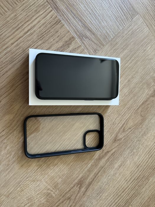 Iphone 14 128GB Black etui Spigen, Quad Lock