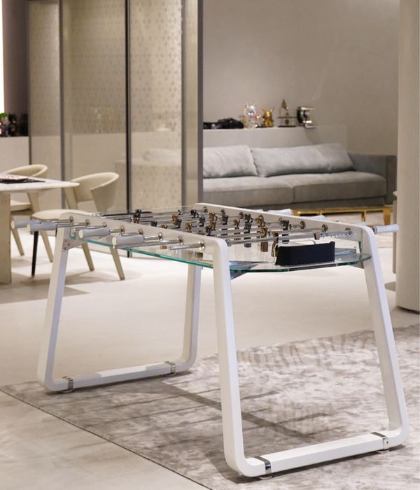 Matraquilhos Futebol de mesa vidro temperado