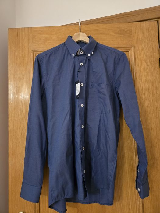 Camisa de Homem Azul – Viadutto – Tamanho S – Nova com Etiqueta