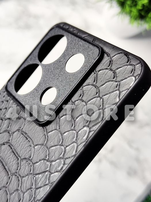 Чехол кожаный на Xiaomi Redmi Note 13 Pro 5G чохол шкіряний бампер