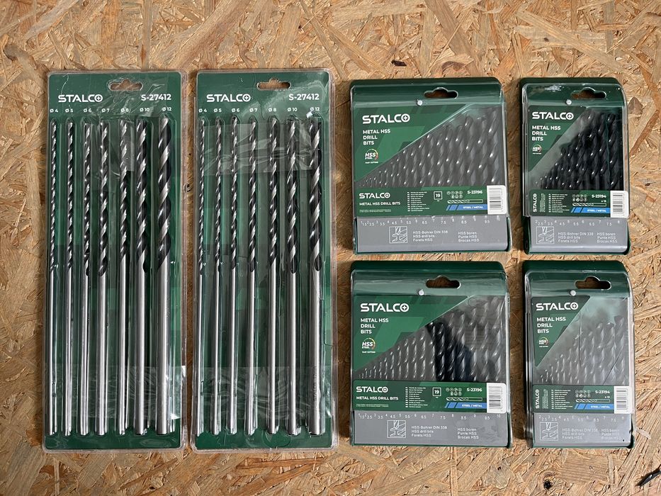 Wiertła do metalu i drewna