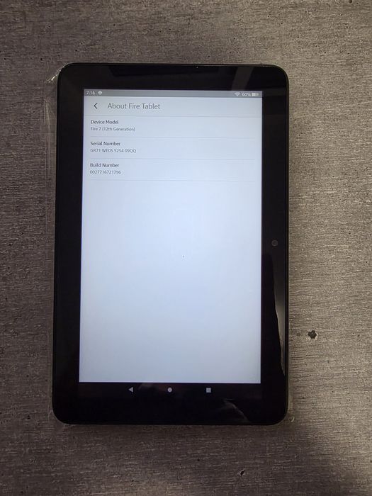 Amazon Fire 7. 12 покоління. 2024 рік. Гарантія. Новий. З США