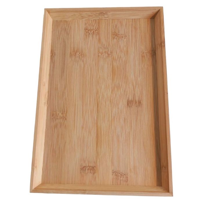 Taca drewniana bambusowa podkładka 27x18x2