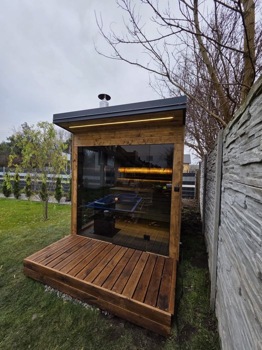 Sauna „polka +’’ opalna drewen 6 osobowa