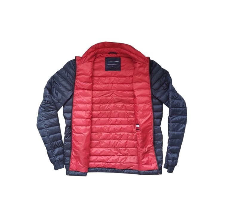 Tommy hilfiger nowa kurtka puchowa męska lekka r. M
