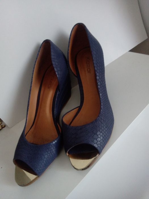 Kazar buty granatowe szpilki